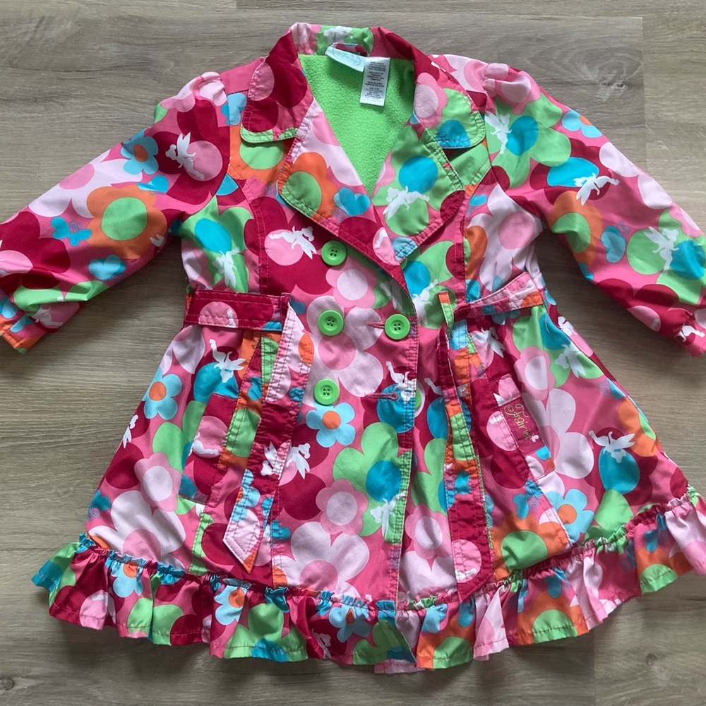 Disney Fairies Children's Lined Mid Season Coat